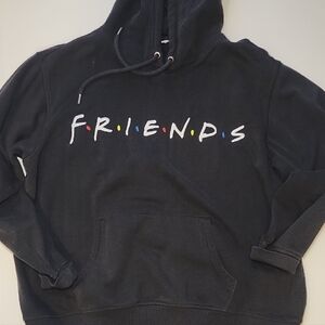Target Black Hoodie with Colorful Friends Logo